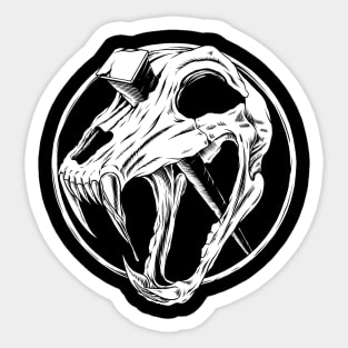 Skull Logo Sticker